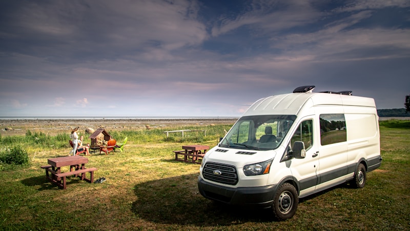 Silver Ford Transit van — Signature Shifters